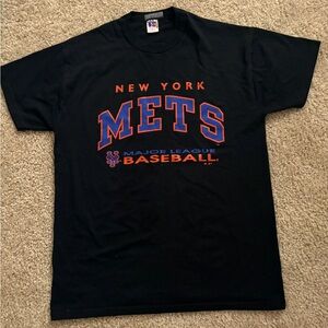 VTG Russell Athletic New York NY Mets 2000 Baseball T-Shirt Mens